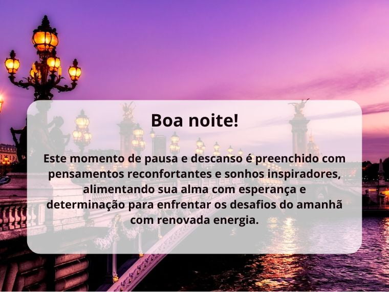 Boa noite 01
